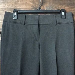 Graphite flare slacks